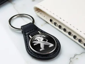 Peugeot Benutzerdefinierte Leder Schlüsselringe Stilvolles Kraft